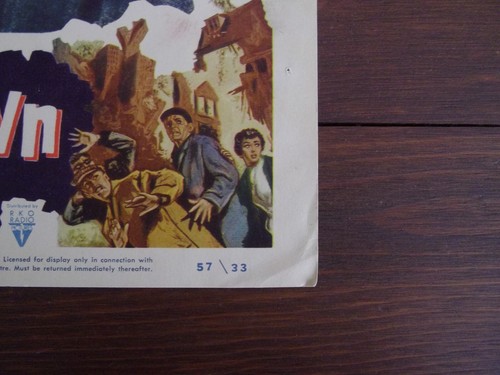 X the UNKNOWN Orig. SCI-FI Lobby Card #6 - 1956 FINE Cond. - Picture 4 of 11