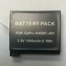 Replacement Battery For Gopro HERO 4 Black Gopro HERO 4 Silver AHDBT-401 1600mAh