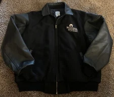 Full Motion Apparel Whitetails Unlimited Life Member Black Varsity Jacket Large