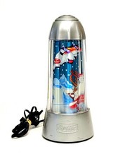 1994 RABBIT TANAKA, Motion Lamp, Coca Cola Polar Bears Skateboarding, 14" Tall