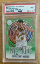 2019-20 Panini Illusions Stephen Curry Mystique Emerald PSA 9 Population 2