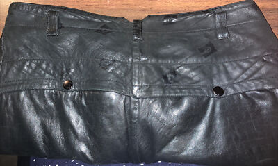 希少　MARC BUCHANAN PELLE PELLE レザーパンツ Marc Buchanan Pelle Pelle Leather Pants W36 Men w/ Zipped