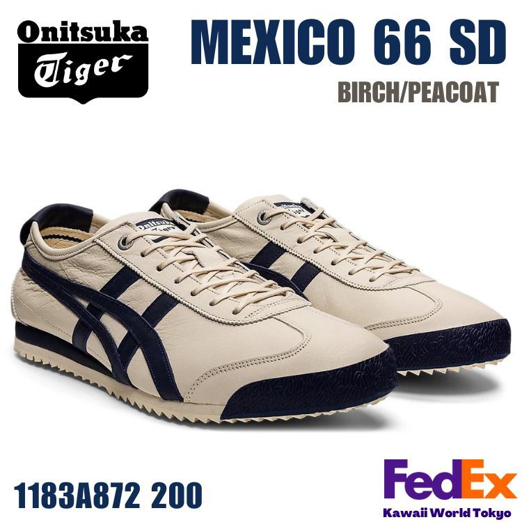 Onitsuka Tiger MEXICO 66 SD BIRCH / PEACOAT 1183A872 200 Onitsuka Tiger MEXICO 66 SD BIRCH / PEACOAT 1183A872 200