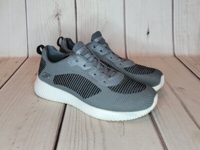 Skechers Bobs Squad Turn Up Lightweight Gray Sneakers Women s Size 10