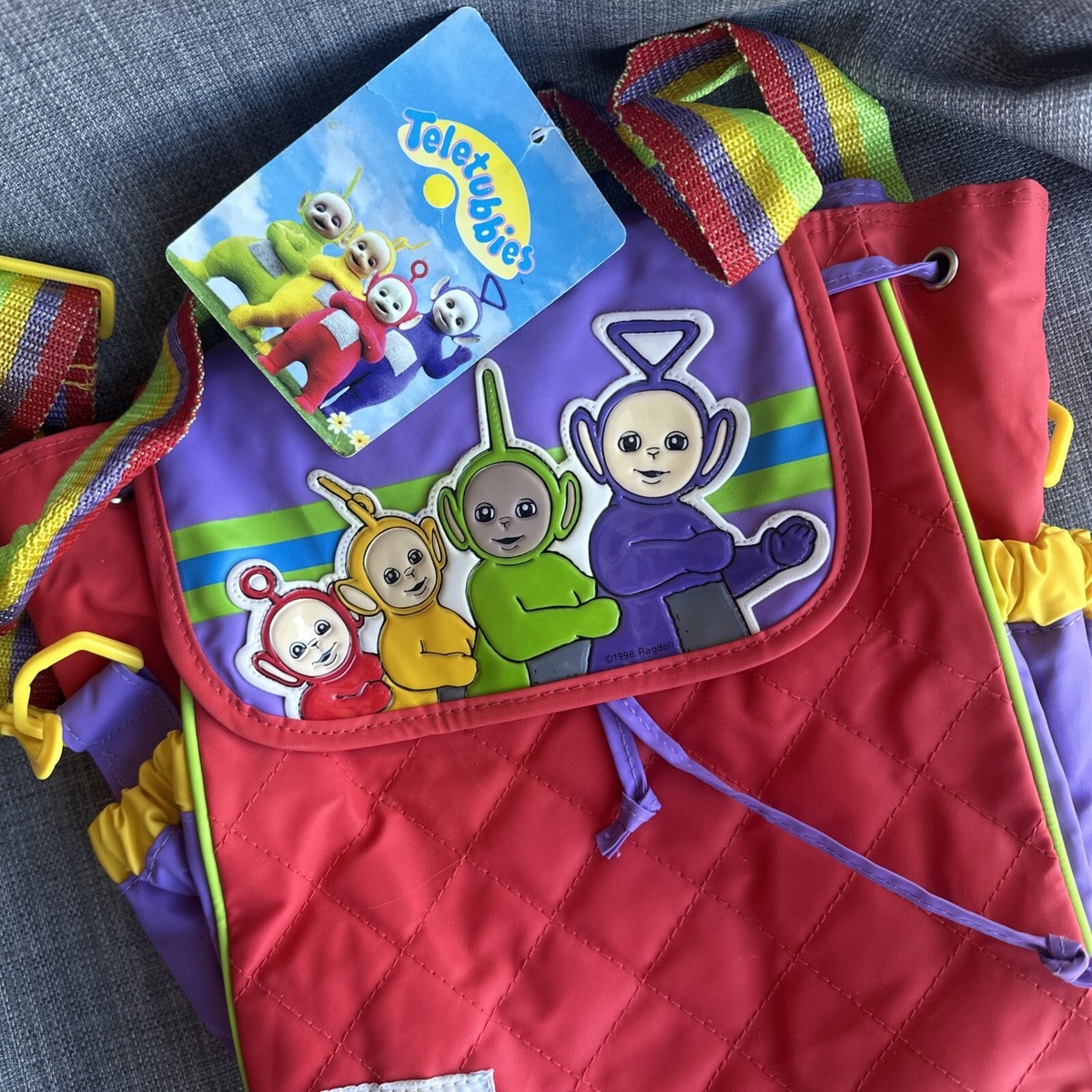 新品未使用品★レアTeletubbies テレタビーズ PO Belt Bag Teletubbies/テレタビーズ・POST CARD/ポストカード・Po & Scooter