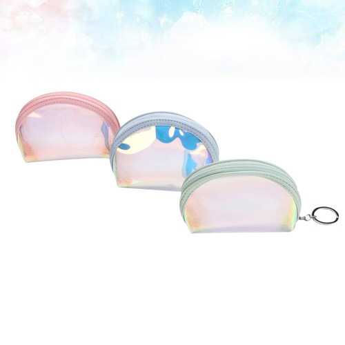 3 PCS Coin Wallet Storage Bag Student Girl Handbags for Women Waterproof