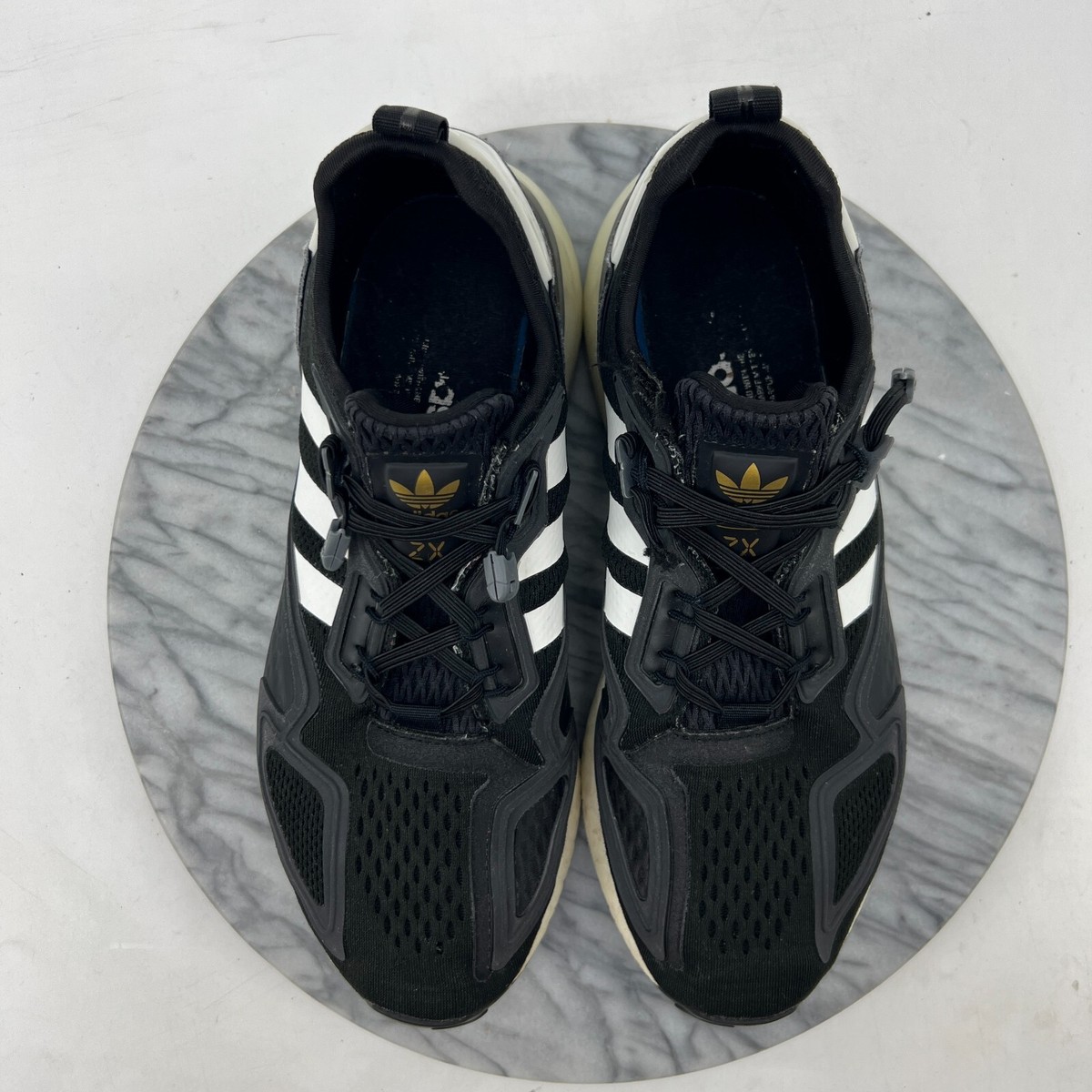 Adidas Originals ZX 2K Boost Sneaker Womens 10 Black Running Adidas Originals ZX 2K Boost Sneaker Womens 10 Black Running