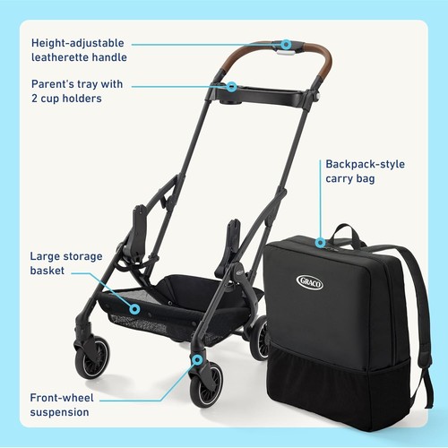 Graco Gomax Compact Stroller Frame, Ace 2024