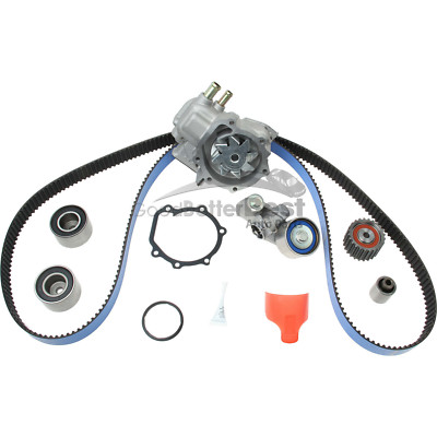 One New Gates Engine Timing Belt Kit with Water Pump TCKWP328CRB for Subaru