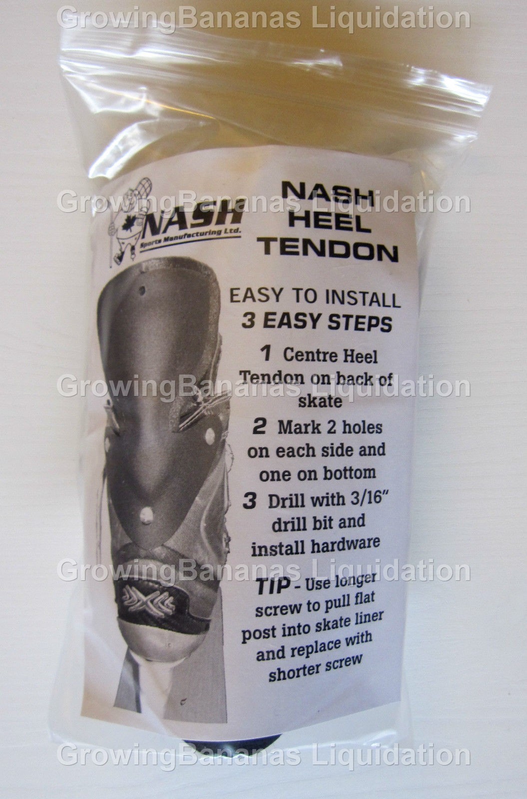 Nash Hockey Skate Heel Tendon! New, Skates Heel Reinforcement Guard