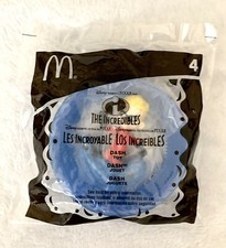 McDonald's Happy Meal Toy 2004 Disney Pixar The Incredibles - 4 DASH Sealed