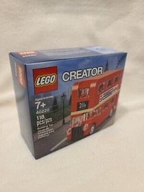 NEW LEGO CREATOR Double Decker London BUS 40220 Mini Red Exclusive Sealed NIB 