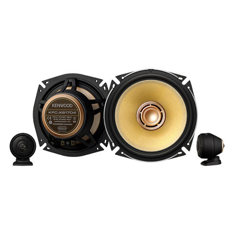 Kenwood KFC-XS1704 - XS-Series Hi-Res Audio 17cm Component 