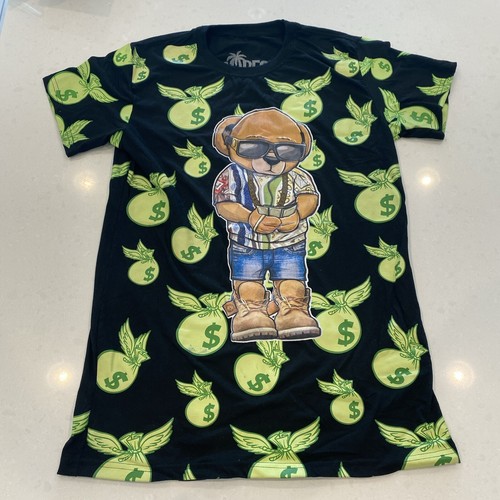 Vibes Money Bags T-shirt all over print Men’s Size Medium