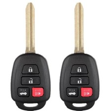 2 Toyota Corolla Camry Rav 2012-2015 4 Button Remote Head Key Shell 2 Toyota Corolla Camry Rav 2012-2015 4 Button Remote Head Key Shell