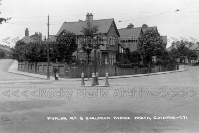 Wjj-27 Poplar Road & Earlsdon Avenue, Earlsdon, Coventry. Foto