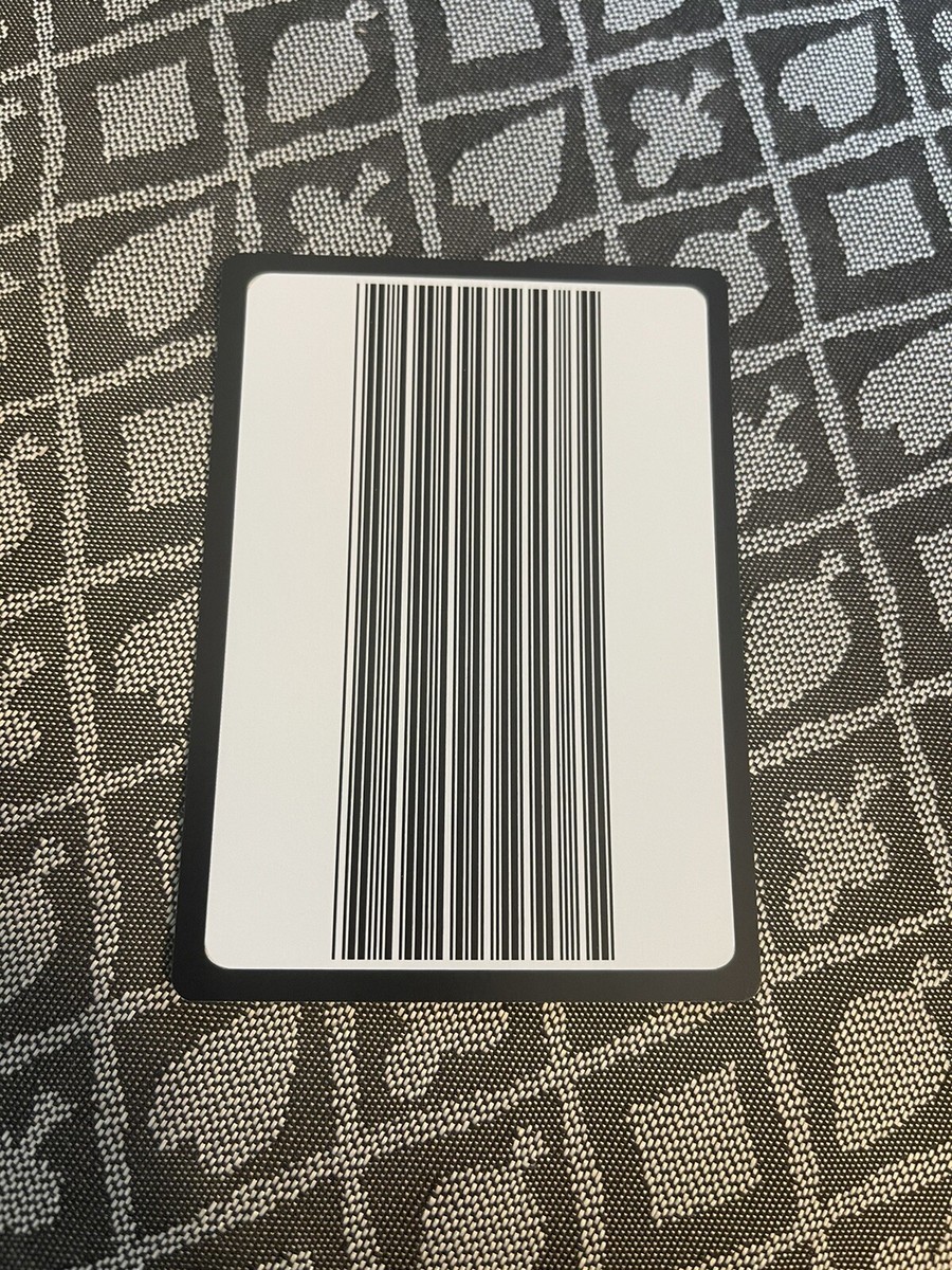 Barcode Misprint Foil Rare Flesh and Blood TCG CCG