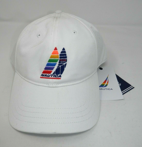 Nautica Gay Pride Hat - Bright White 