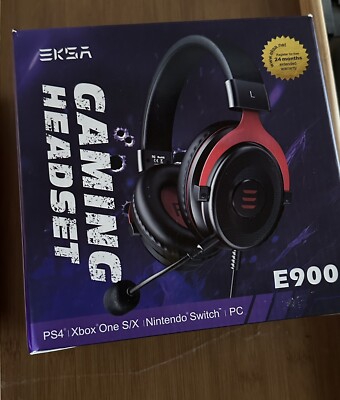 EKSA Gaming Headset E900 3,5mm Klinke mit Mikrofon 