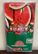 JUICY JAY'S 1 1/4 ULTRA THIN  24 CIGARETTE ROLLING PAPERS WHAM BAM WATERMELON