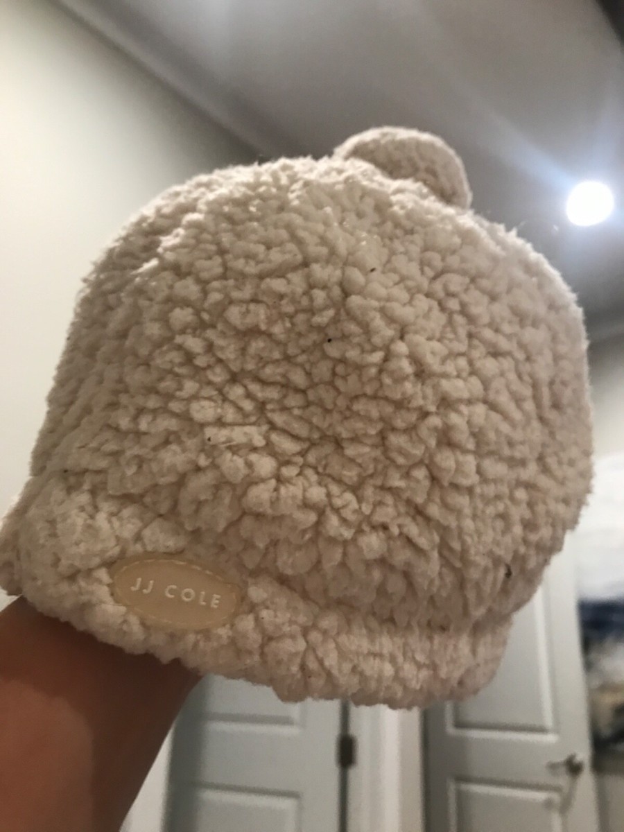 Bonnet Bébé JJ Cole Bundleme Fausse Peau De Mouton - Taille 0-6 Mois Beige, Occasion