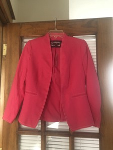 buttonless blazer