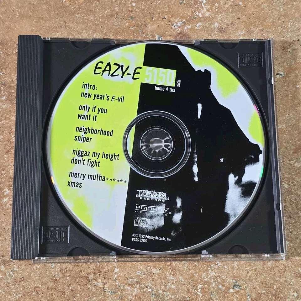 5150: Home 4 Tha Sick [EP] by Eazy-E (CD, Dec-1992, Priority Records)SINGLE - Image 3 of 4