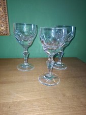 3 verres en cristal taillé Villeroy et Boch , type Harcourt