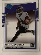 2020 NFL Chronicles Devin Duvernay Clearly Donruss Rated Rookie RC RR-DD Ravens