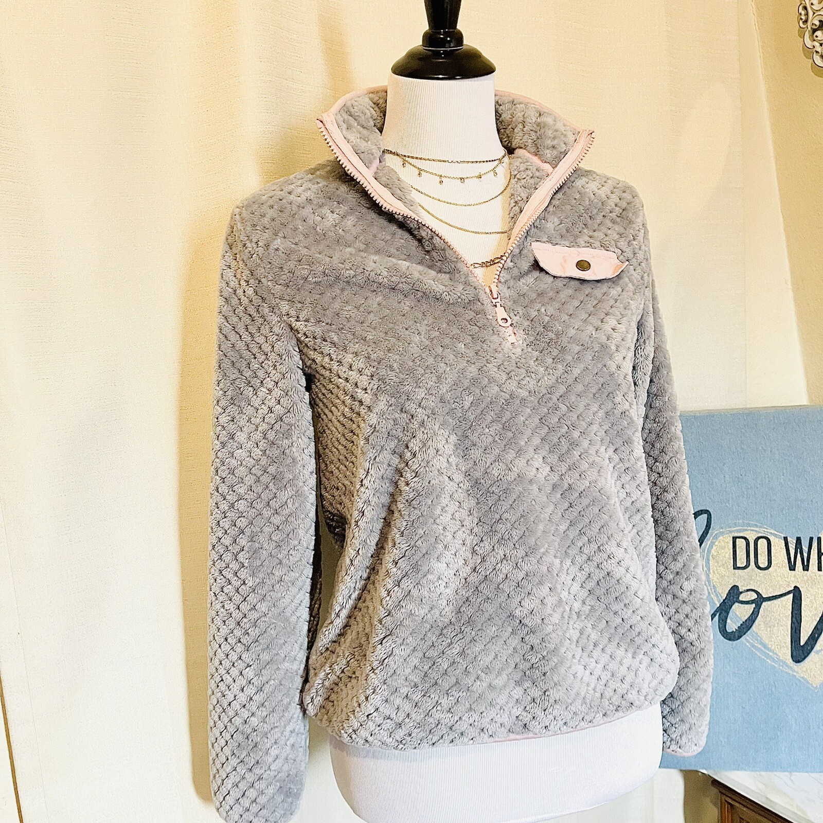 Women’s Soft Half Zip Pullover Sweater eBay