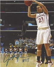 JEANETTE POHLEN Signed 8 x 10 Photo WNBA Basketball INDIANA FEVER Stanford