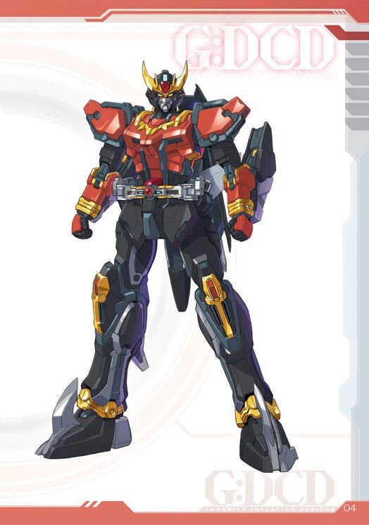 Kamen Rider Decade Gundam Doujinshi G:DCD MAGENTA Illustration Art