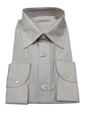 MAURO GRIFONI camicia uomo righe piccole rosa RP165437 RC458 100% cotone MADE IT