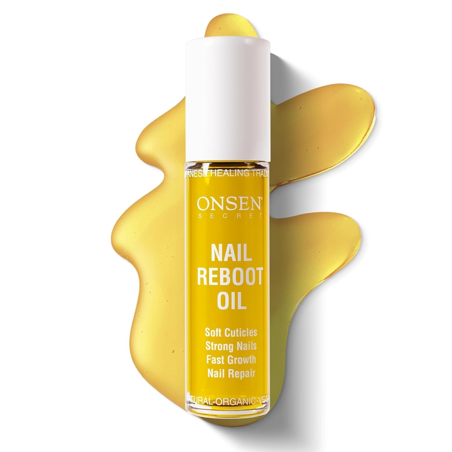 Organic Cuticle Oil for Nails - USA Made - Japanese Treatment for Damaged Nails-image