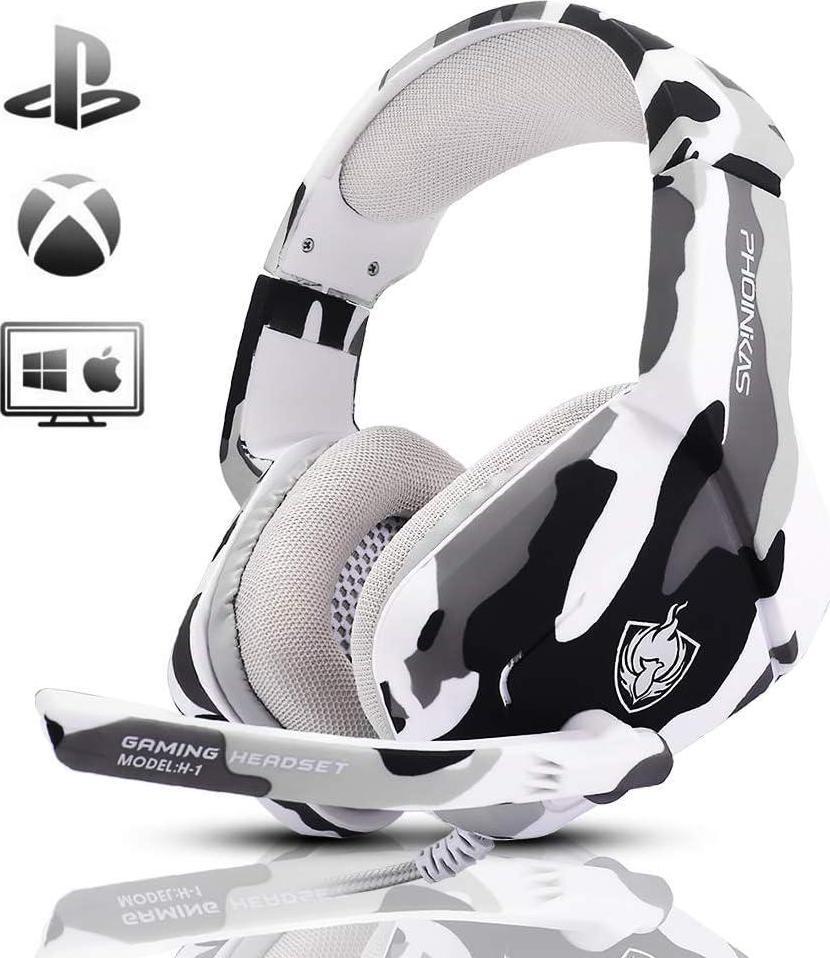 PHOINIKAS Gaming Headset for PS4 Xbox One PC Mac Nintendo Switch-image
