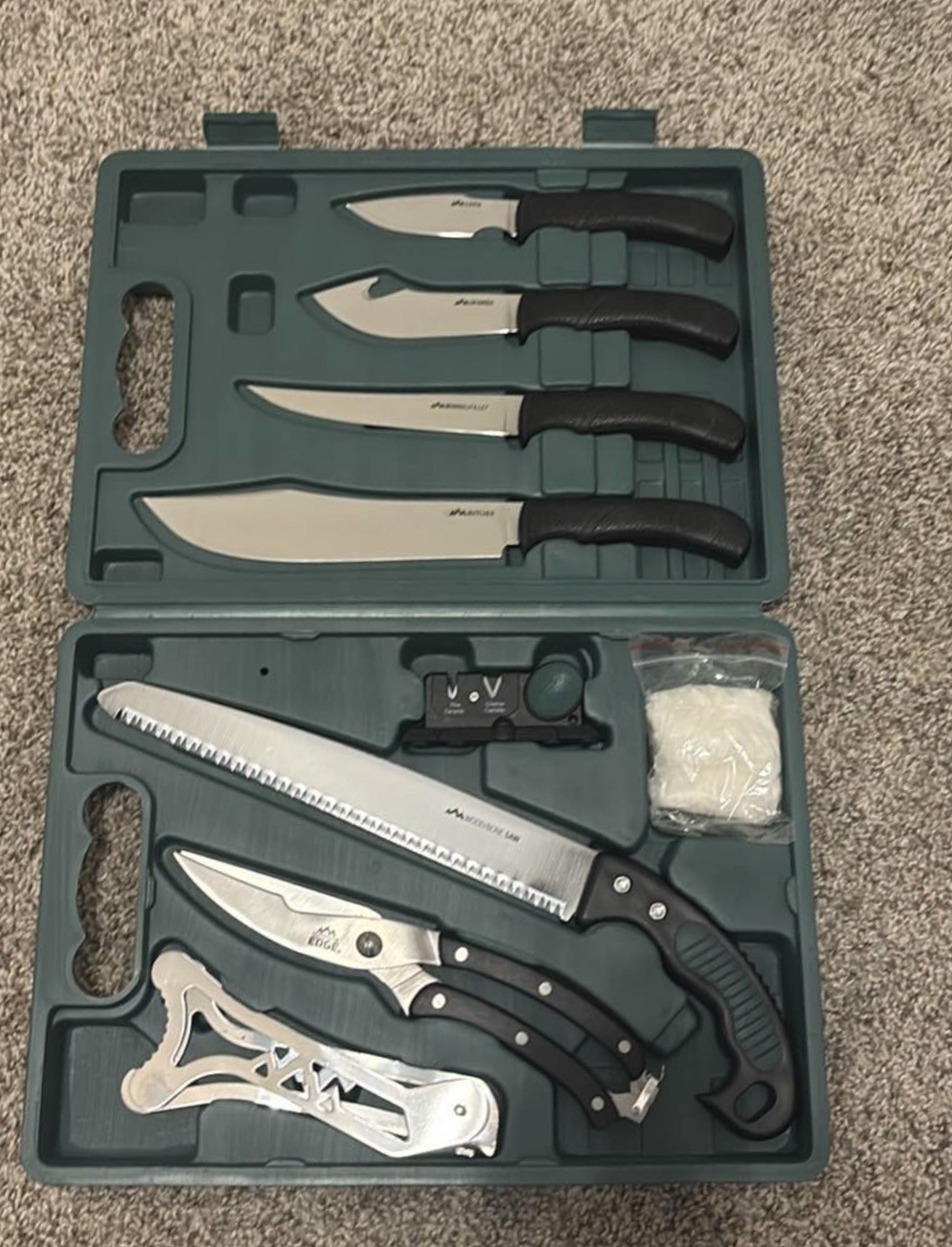Outdoor Edge Game Processor 11 Piece Knife Set With Case