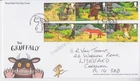 GB ROYAL MAIL FDC FIRST DAY COVER 2019 THE GRUFFALO STAMP SET HANDWRITTEN STRIPS