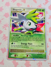 The Pokémon Company Shaymin LV.X 127/127 Platinum Holo Ultra Rare 110 HP EN 2009 on eBay