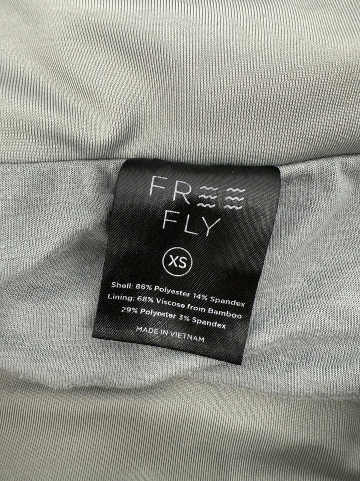 Falda Free Fly Bambú Forrada Gris Skort Forrada Tenis Pickleball Talla XS Foto 4 de 4