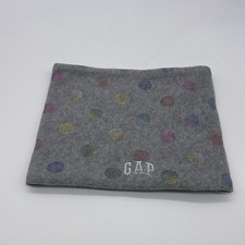 GAP Kids Fleece NECK WARMER Gray Dot Hot Lined Warm