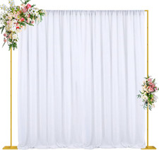 10X10Ft Backdrop Stand Heavy Duty Pipe and Drape Kit Adjustable