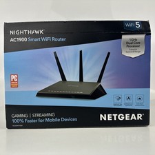 NETGEAR - Nighthawk R7000 AC1900 WiFi Router Gaming/Streaming Black Free Ship