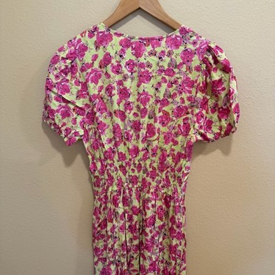 zara green and pink floral dress Mini dresses all summer . Dress : @zara floral print satin mini dress