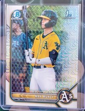 2022 Bowman - Chrome Prospects Max Muncy #BCP-89 Mojo Refractor (RC) - Athletics