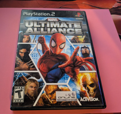 Marvel Ultimate Alliance (PS2, 2006) Authentic Tested Complete
