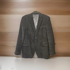 Chaps Ralph Lauren Corduroy Blazer Sport Coat Men 44L Brown Lined 2 Button Retro