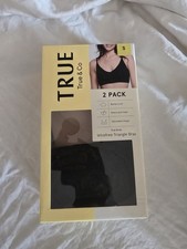 True  Co Women's Wirefree Bra, 2-pack Size S