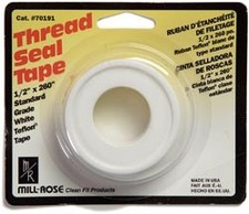 Mill-Rose 70196 3/4" X 520" PTFE Thread Seal Tape, Plumbing, NPT Connection