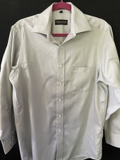 Donald J Trump Signature Collection Dress Shirt Men's SZ 16 32/33 Gray