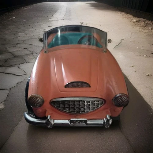 Vintage 1962 Barbie Irwin Austin Healy Convertible Barbie Car Mattel Windshield